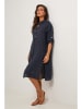 Le Monde du Lin Lniana sukienka w kolorze granatowym