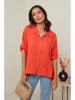 Le Monde du Lin Leinen-Hemd in Orange