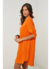 Le Monde du Lin Leinen-Kleid in Orange