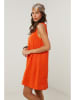 Le Monde du Lin Leinen-Kleid in Orange