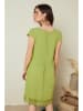 Le Monde du Lin Leinen-Kleid in Grün
