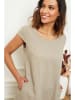 Le Monde du Lin Leinen-Kleid in Taupe