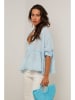 Le Monde du Lin Bluse in Hellblau