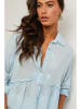 Le Monde du Lin Bluse in Hellblau