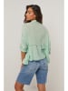 Le Monde du Lin Bluse in Mint