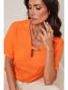 Le Monde du Lin Leinen-Bluse in Orange