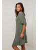 Le Monde du Lin Lniana sukienka w kolorze khaki