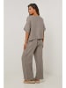 Le Monde du Lin Lniane spodnie w kolorze szarym