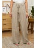 Le Monde du Lin Leinen-Hose in Taupe