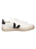 Veja Leren sneakers "Campo" wit/zwart