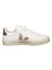 Veja Leder-Sneakers "Recife" in Weiß/ Gold