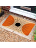 Conceptum Hypnose Fußmatte in Beige/ Orange