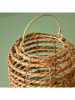 BELLA MAISON Windlicht "Cina" in Hellbraun - (H)23 x  Ø 19 cm