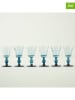 BELLA MAISON 6er-Set: Gläser "Colored" in Blau - 47 ml