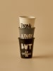 BELLA MAISON Kaffeebecher "Just Espresso" in Grau - 100 ml