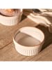 BELLA MAISON 2er-Set: Ofenformen "Vislo" in Creme - (H)5 x Ø 11 cm
