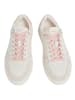 Pepe Jeans FOOTWEAR Leder-Sneakers "Camden Rise" in Weiß/ Rosa