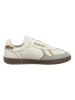 Pepe Jeans FOOTWEAR Leder-Sneakers "Ball" in Creme/ Grau