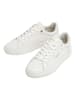 Pepe Jeans FOOTWEAR Skórzane sneakersy "Camden" w kolorze kremowym