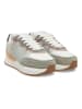 Pepe Jeans FOOTWEAR Leren sneakers "Rusper" groen/crème