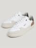 Pepe Jeans FOOTWEAR Leren sneakers "Camden" wit/bruin