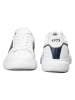 Pepe Jeans FOOTWEAR Leren sneakers "Eaton" wit/donkerblauw