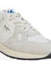 Pepe Jeans FOOTWEAR Leder-Sneakers "Marlon Divided" in Weiß/ Beige