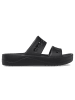 Crocs Pantoletten "Baya Platform" in Schwarz