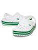 Crocs Chodaki w kolorze biało-zielonym