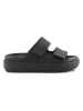 Crocs Klapki "Brooklyn Luxe" w kolorze czarnym