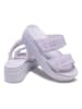 Crocs Klapki "Brooklyn Buckle" w kolorze fioletowym