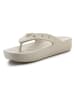 Crocs Zehentrenner "Classic Platform" in Creme