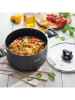 Brandt 2-delige set: kookpan met deksel zwart - Ø 26 cm