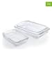 Brandt 3-delige set: ovenschalen transparant