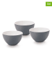 Brandt 3er-Set: Schalen in Grau - Ø 12,5 cm