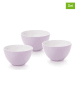 Brandt 3-delige set: kommen paars - Ø 12,5 cm
