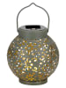 Arti Casa Solarny lampion LED w kolorze szarym - wys. 15 x Ø 14,5 cm