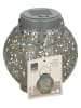 Arti Casa Solarny lampion LED w kolorze szarym - wys. 15 x Ø 14,5 cm