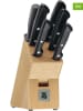 WMF 7tlg. Set: Messerblock "Classic Line" in Braun/ Schwarz
