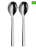 WMF 2er-Set: Edelstahl-Müslilöffel ''Nuova 233'' - (L)16,5 cm