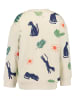 Blue Seven Sweatshirt in Creme/ Bunt
