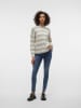 Vero Moda Pullover in Grau/ Creme