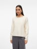 Vero Moda Sweter "Gold" w kolorze kremowym