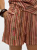 Vero Moda Shorts in Beige/ Bunt