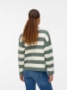 Vero Moda Pullover in Grün/ Creme