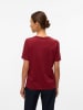 Vero Moda Shirt in Bordeaux