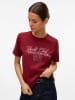 Vero Moda Shirt in Bordeaux