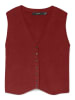 Vero Moda Top dzianinowy w kolorze bordowym