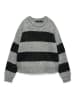 Vero Moda Pullover in Grau/ Schwarz