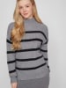 Vero Moda Pullover in Grau/ Schwarz